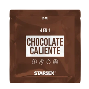 Sachet Lubricante 4 en 1 Chocolate Caliente 5ml