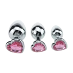 Kit Plug Heart Metalizado