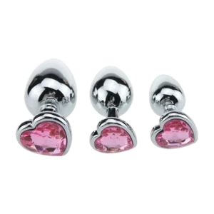 Kit Plug Heart Metalizado