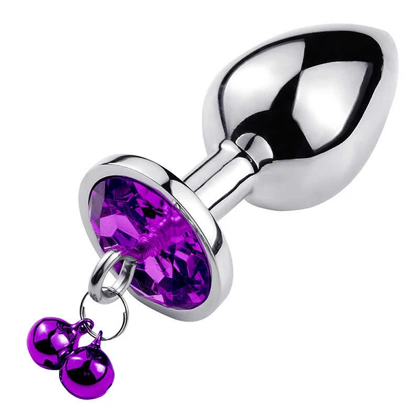 Plug Anal Joya Morada Cascabel S – Elegancia y Estimulación Inicial